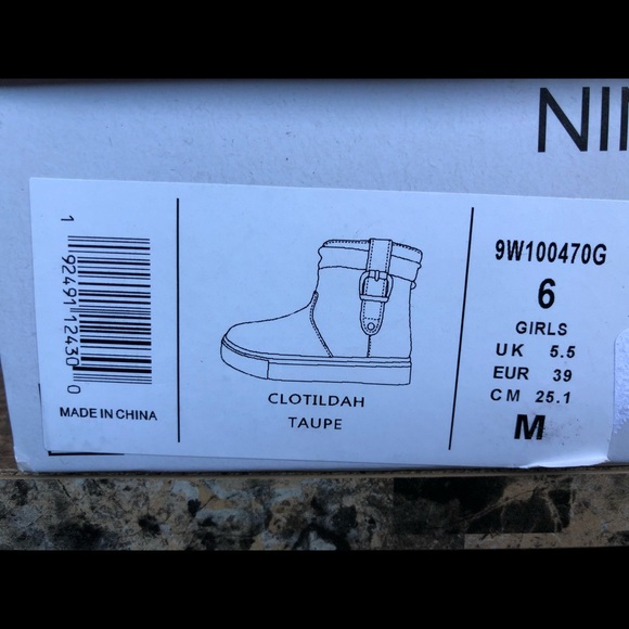 NEW Nine West Girls' Clotildah Boots - Picture 11 of 12